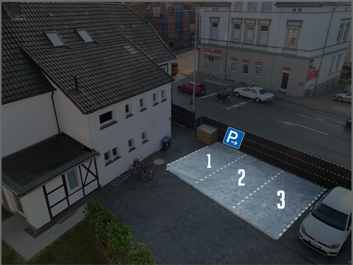 W1 - Kontaktloser 24H Check In, W-Lan, Netflix, Parkplatz, Kueche, Boxspring-Bett Бюкебурґ Екстер'єр фото